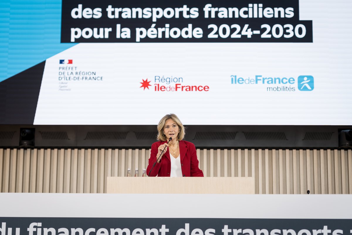 La crise que nous traversons n’est rien à côté du mur de financement supplémentaire qu'il faut trouver pour financer entre 2024 et 2030 le doublement du réseau ferré francilien ! J'appelle à un nouveau pacte de financement durable pour les transports. #AssisesTransportsIDF