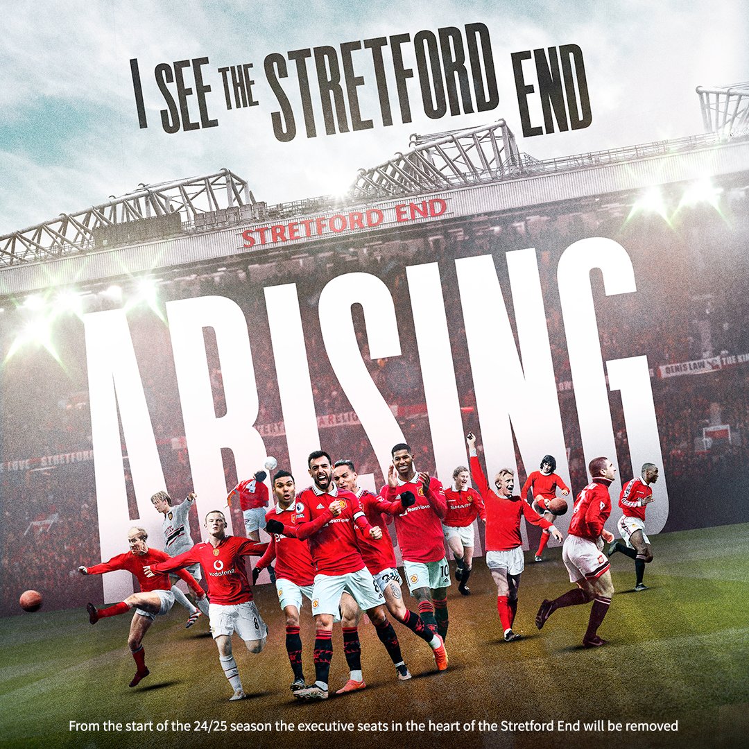 🗣️ "I see the Stretford End arising...." 🔴⚪️⚫️ Coming August 2024. #MUFC
