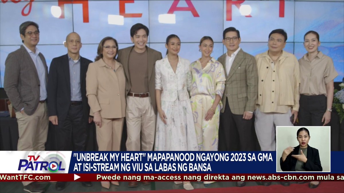 Mga Kapuso at Kapamilya, aabangan natin ito! Iginuhit ang bagong kasaysayan sa telebisyon sa collaboration ng GMA at ABS-CBN para sa seryeng "Unbreak My Heart." Tampok dito ang Kapuso at Kapamilya stars gaya nina Richard Yap, Jodi Sta Maria, Gabbi Garcia, at Joshua Garcia.