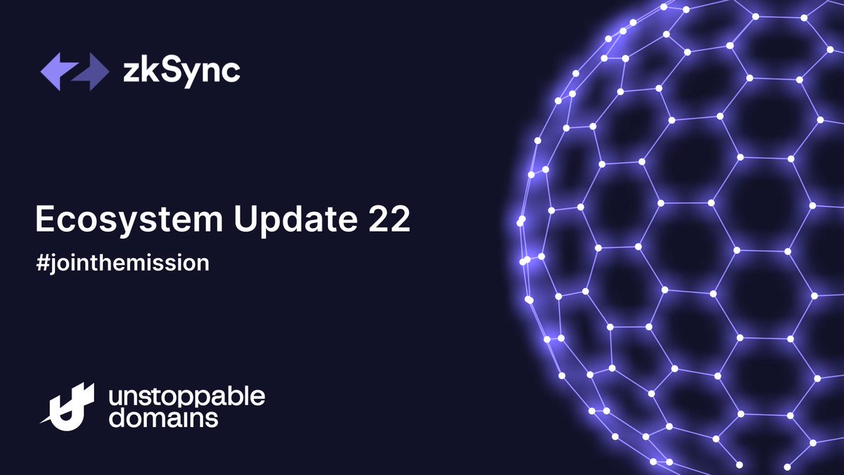 The mission continues. The wave of projects joining zkSync shows no sign of slowing down, and we’re excited to share another five updates from our fast-growing ecosystem. #jointhemission 🧵(1/7)