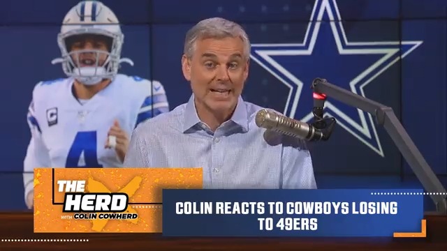 "You're paying the Ferrari price and in big games, he's a Civic... It's time to make calls." — @ColinCowherd on Dak Prescott