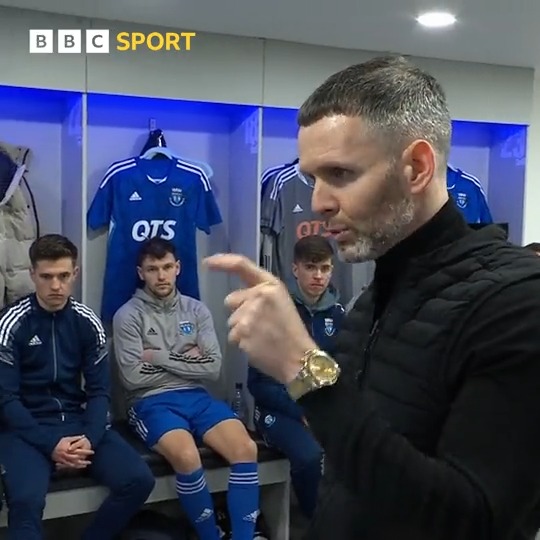 🗣️'The next 90 minutes will probably be the most important of your career' 👊 How about this for behind the scenes access! 🎥 Darvel manager Mick Kennedy delivers a passioate pre-match team-talk to his players ⤵️ #BBCFootball