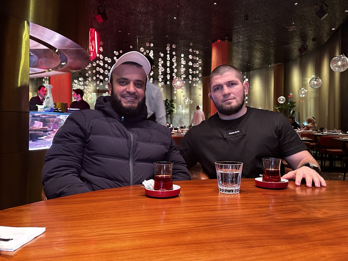 مع الحبيب ♥️ khabib nurmagomedov