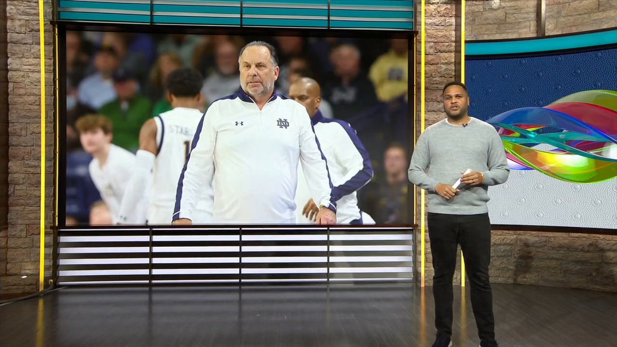 "You are what every coach should strive to be in this profession." — jordan cornette Mike Brey's impact reaches far beyond the court 👏 Notre Dame Men's Basketball