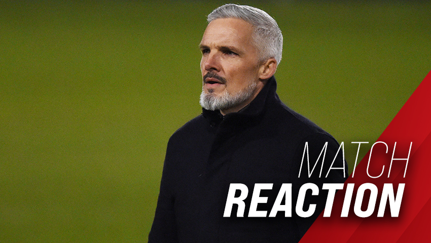 Post match reaction from Jim Goodwin.