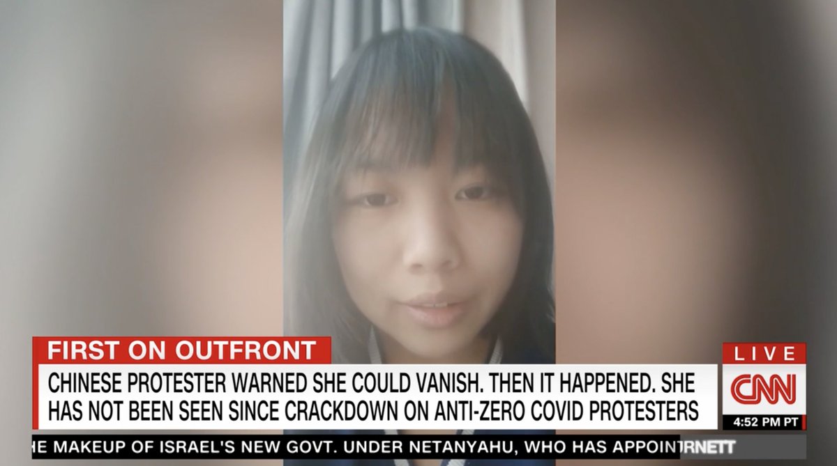 “If you are seeing this video, that means I have already been taken by the police” Chilling words of a young woman in China, who was arrested shortly after filming this Saw her friends get taken away one by one after the Beijing protest Said they went to mourn, attend vigil @cnn