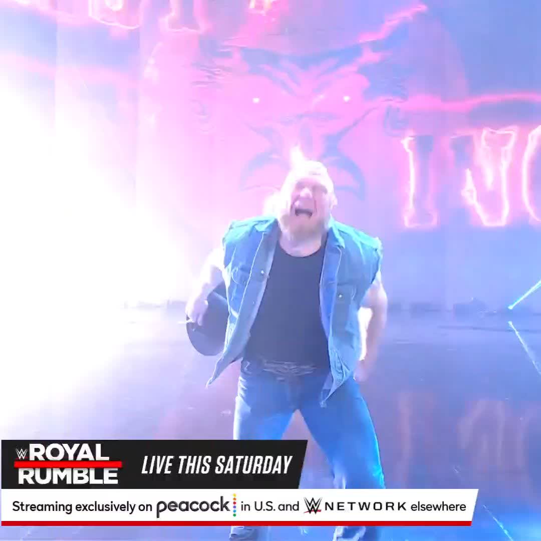 THE BEAST IS BACK! Brock Lesnar just crashed #RAWXXX with a message for Bobby Lashley!