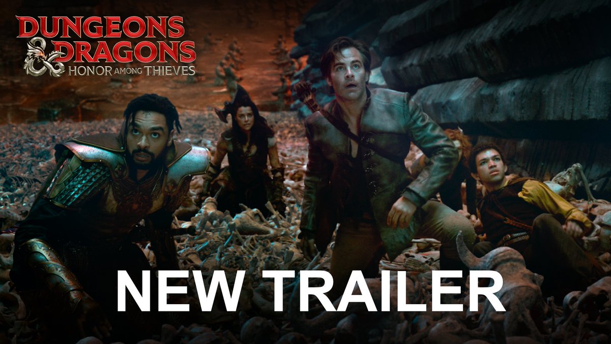 Let’s get this party started. Watch the brand-new trailer for Dungeons & Dragons: Honor Among Thieves. Only in theatres March 31, 2023. #DnDMovie To sign-up for exclusive updates: