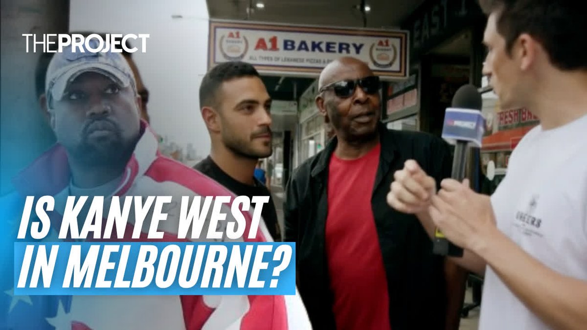 There are rumours the artist formerly known as Kanye West is already in Melbourne, after he was 'spotted' in a bakery. Sam hit the streets to find out and met someone who wanted to give him some feedback, too. #TheProjectTV