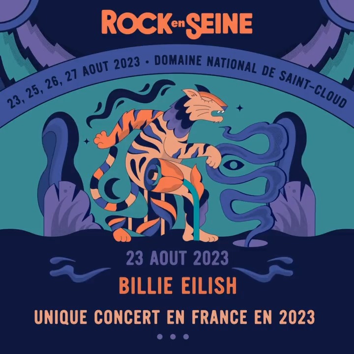 Billie is performing at Rock en Seine on August 23. Tickets go on sale tomorrow at 11am GMT.