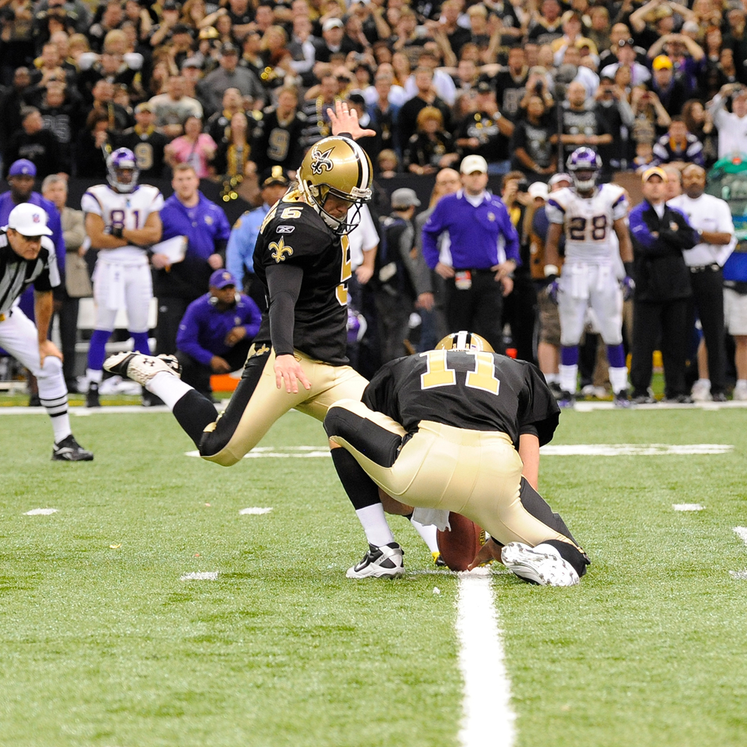 13 years ago today, Garrett Hartley kicked the #Saints to the Super Bowl⚜️ 🎥: NFL Films | More on