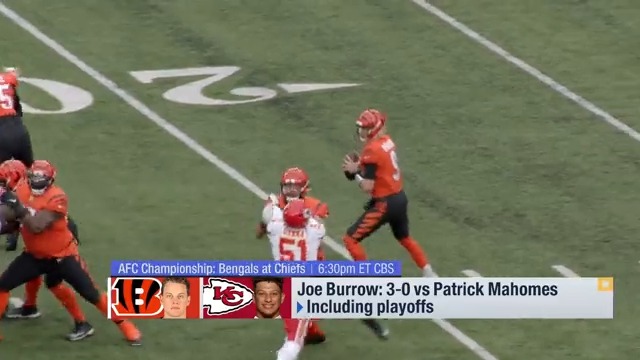 "If Burrow beats Mahomes on Sunday, how can you make the argument Mahomes is better than Burrow?" - Peter Schrager 👀 Legacy on the line in the AFC Championship. 🍿 Jason McCourty Good Morning Football