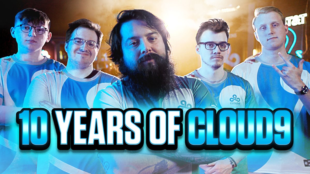 Don't call it a comeback, they've been here for years Cheers to 10 years of Cloud9 🥂 #LegaC9