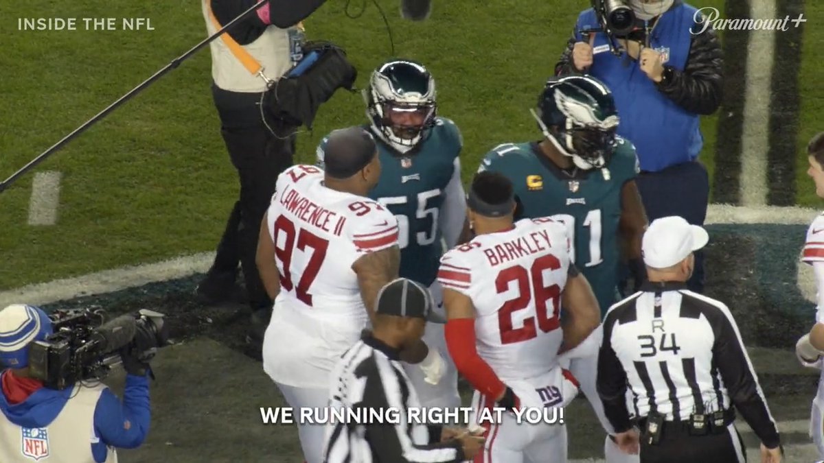 .Brandon Graham wanted all the smoke during the coin toss 🗣️ Philadelphia Eagles | Inside the NFL