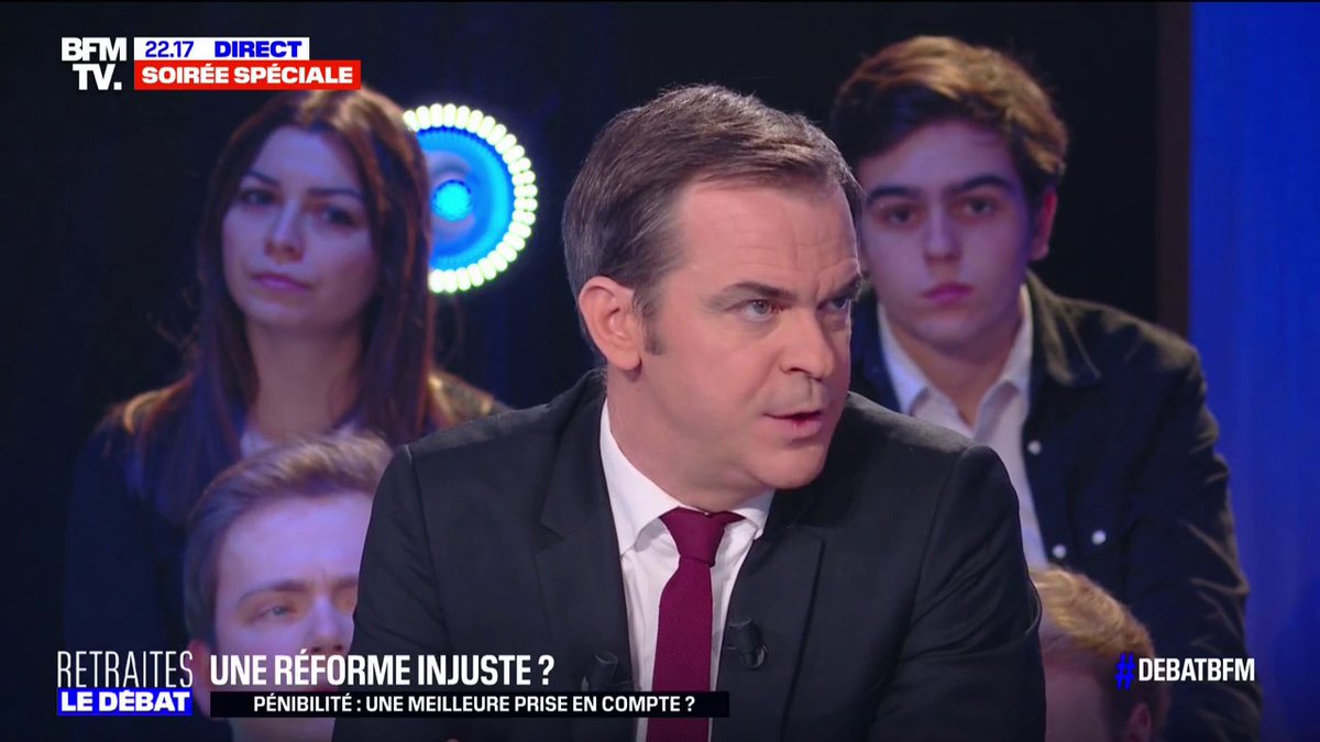 Olivier Véran (Olivier Véran): "Pour payer mes études de médecine, j'ai exercé un métier qui correspond à tous les critères de pénibilité" #DebatBFM