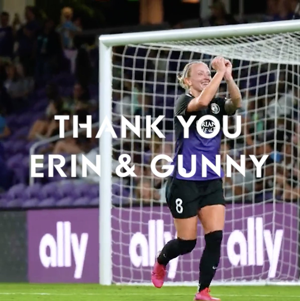 True leaders and true pros! Thank you for your time in purple, and best of luck in Iceland, Erin McLeod and Gunnhildur Yrsa 🤟