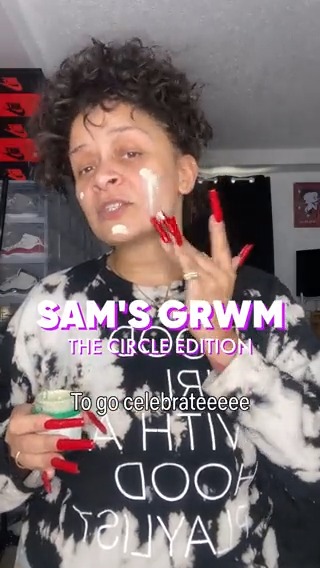 check out this GRWM ft. Sam, winner of The Circle season 5 🌶️
