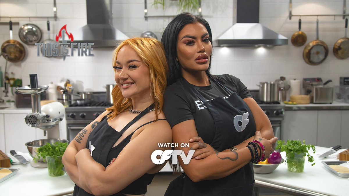 TOOCHI KA$H ONLYFANS ⬇️ and Emma Magnolia push the limits of kitchen creativity with their pork dumplings 🥟 Find out if their risky recipes pay off on #ThisIsFire, streaming now at
