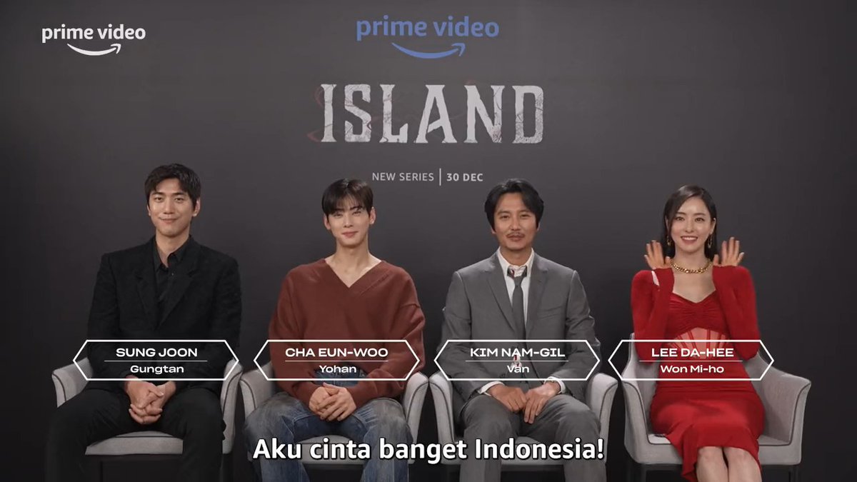 dapet salam dari cast Island nih 🤗 Island Part 2 tayang 24 Februari, ya! catet gak 🫵😠