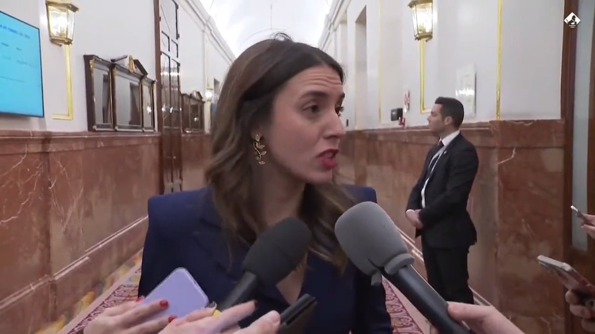 SOLO SI es violencia política SI insultan a Irene Montero. Si insultan a Ayuso, NO es NO.