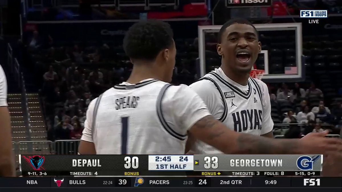 Primo Spears with another great game for Georgetown last night. 🔥 21 PTS 🔥 6 AST 🔥 4 REB PrimSpears3 Georgetown Hoops