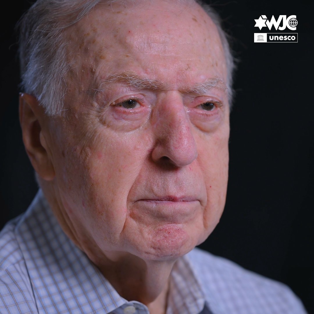 "When they couldn't hide me anymore and they were closing the camp, they took me and the other kids and were sending us to Auschwitz to be gassed." Join the #WeRemember Campaign to remind the world of what can happen when hatred is allowed to thrive unchecked.