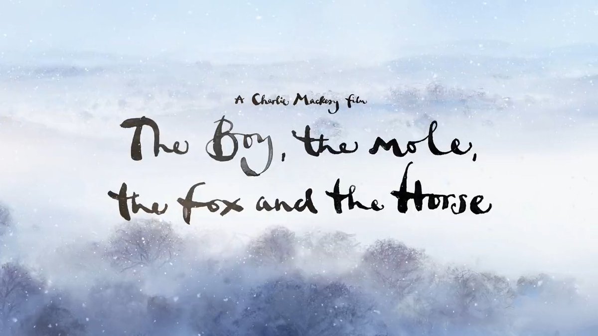 #AcademyAward nominee Best Animated Short Film “Exquisite hand-drawn animation” - IndieWire #TheBoyTheMoleTheFoxAndTheHorse is based on the beloved award-winning book by charlie mackesy #FYC #BestAnimatedShort Streaming on Apple TV+.