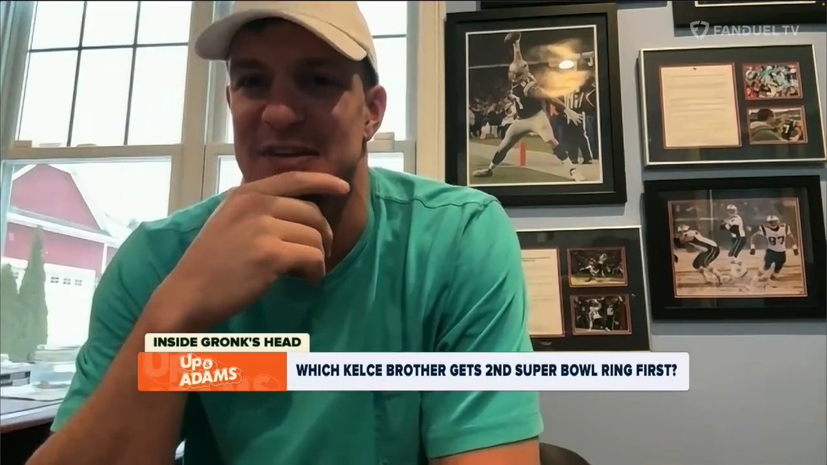 Travis or Jason? Which Kelce brother will lock in their second Super Bowl ring first?! 📺: FanDuel Television Horse Racing Network | Kay Adams | Rob Gronkowski | Travis Kelce | Jason Kelce