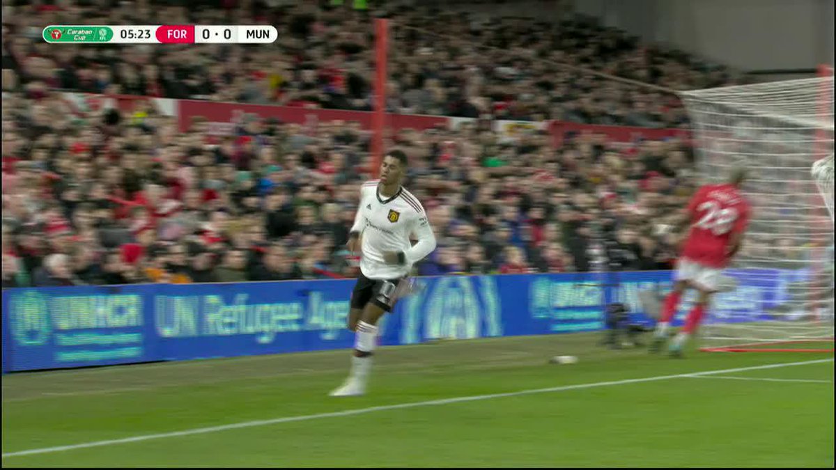 MARCUS RASHFORD WHAT A RUN 🔥 His 10th goal in 10 games since the World Cup!!