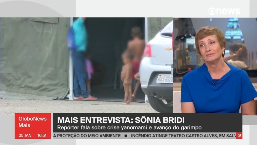 A Sônia Bridi esteve do lado do IBAMA qdo o desgoverno era nosso inimigo. Ela viu a destruição, a pilhagem com os nosso olhos. Da mesma forma, jamais imaginei q veria tamanha desgraça no nosso país, Sônia. Oq fizeram com nosso país?