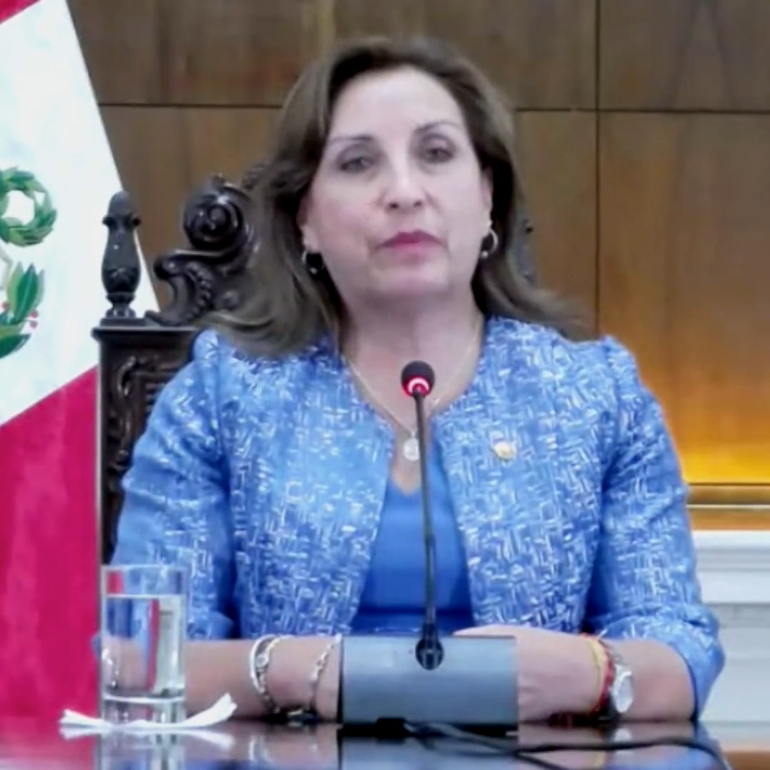 Palabras de la Presidenta de #Perú, Dina Boluarte Zegarra, durante la sesión protocolar del Consejo Permanente de hoy (1/3)