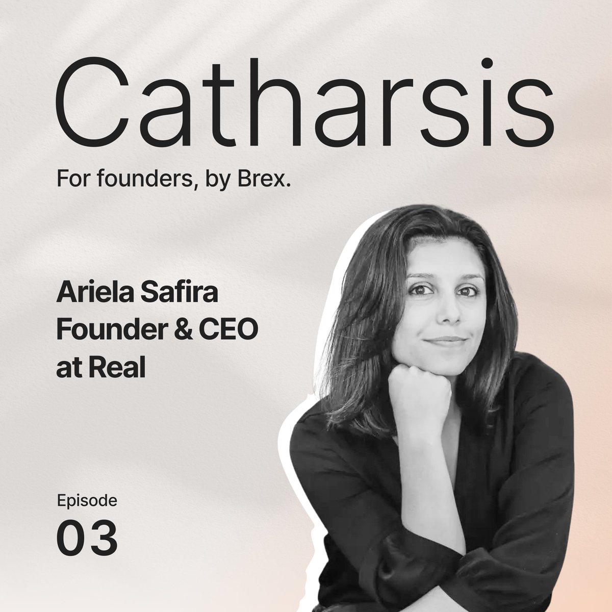 We are so excited for our first Catharsis episode of the new year! Ep. 3 of the series features Ariela Safira, CEO/Founder of Real, talking about how she founded a company during the pandemic and her approach to improving her mental health. 📺: