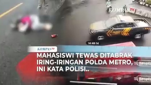 Seorang mahasiswa pengendara sepeda motor di Cianjur, Jawa Barat tewas setelah jatuh dan diduga tertabrak mobil iring iringan Polda Metro Jaya. Hingga kini, polisi masih melakukan penyelidikan dan mengumpulkan barang bukti rekaman CCTV.
