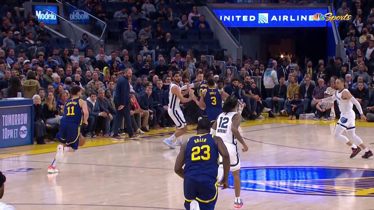 A Flagrant 1 was given to JK for this play ...