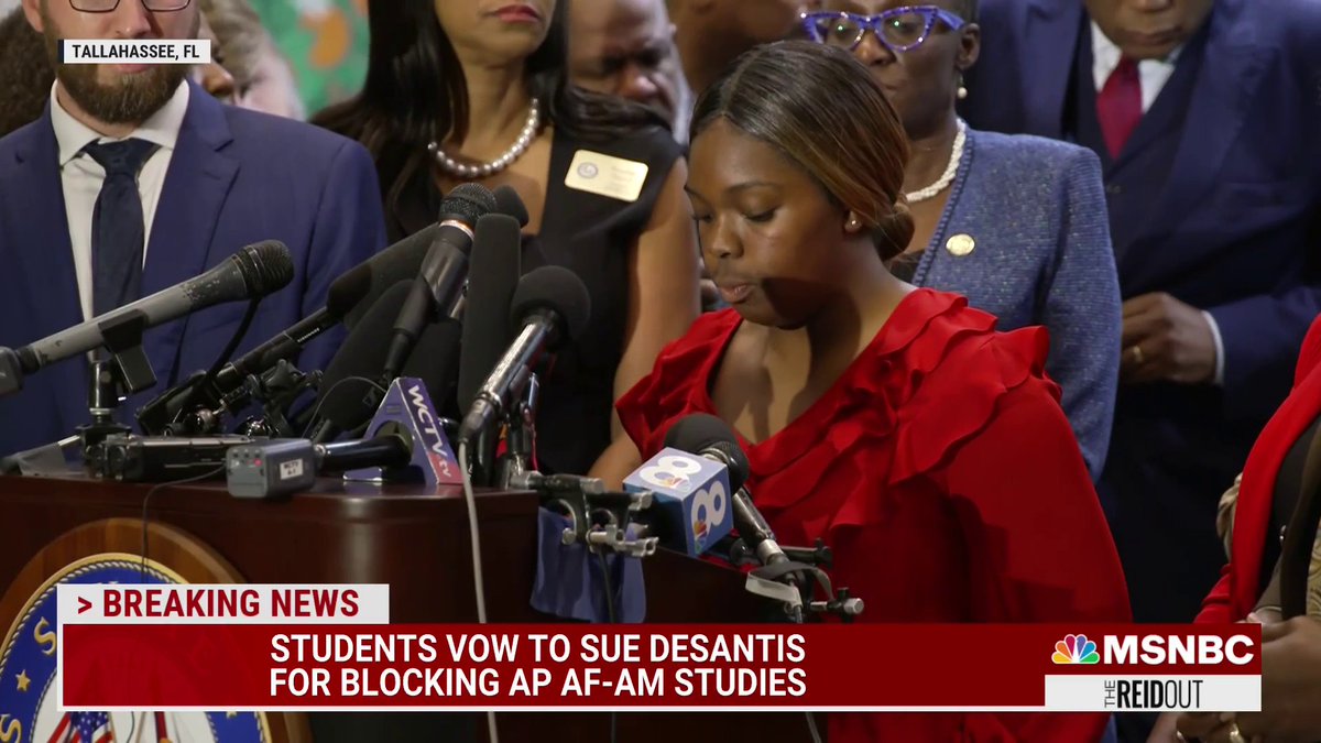 Florida high school student: "By lacking an AP dedicated to the ones this country was built off the backs of, it's further oppressing a group that has done more for this country than the country has done for them."