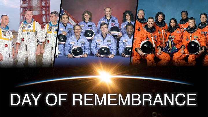 We work to never repeat mistakes from our past. On our Day of Remembrance, we honor all of our fallen heroes, including the crews of Apollo 1, Challenger STS-51L, and Columbia STS-107: Feb. 1 marks 20 years since the Columbia tragedy. #NASARemembers