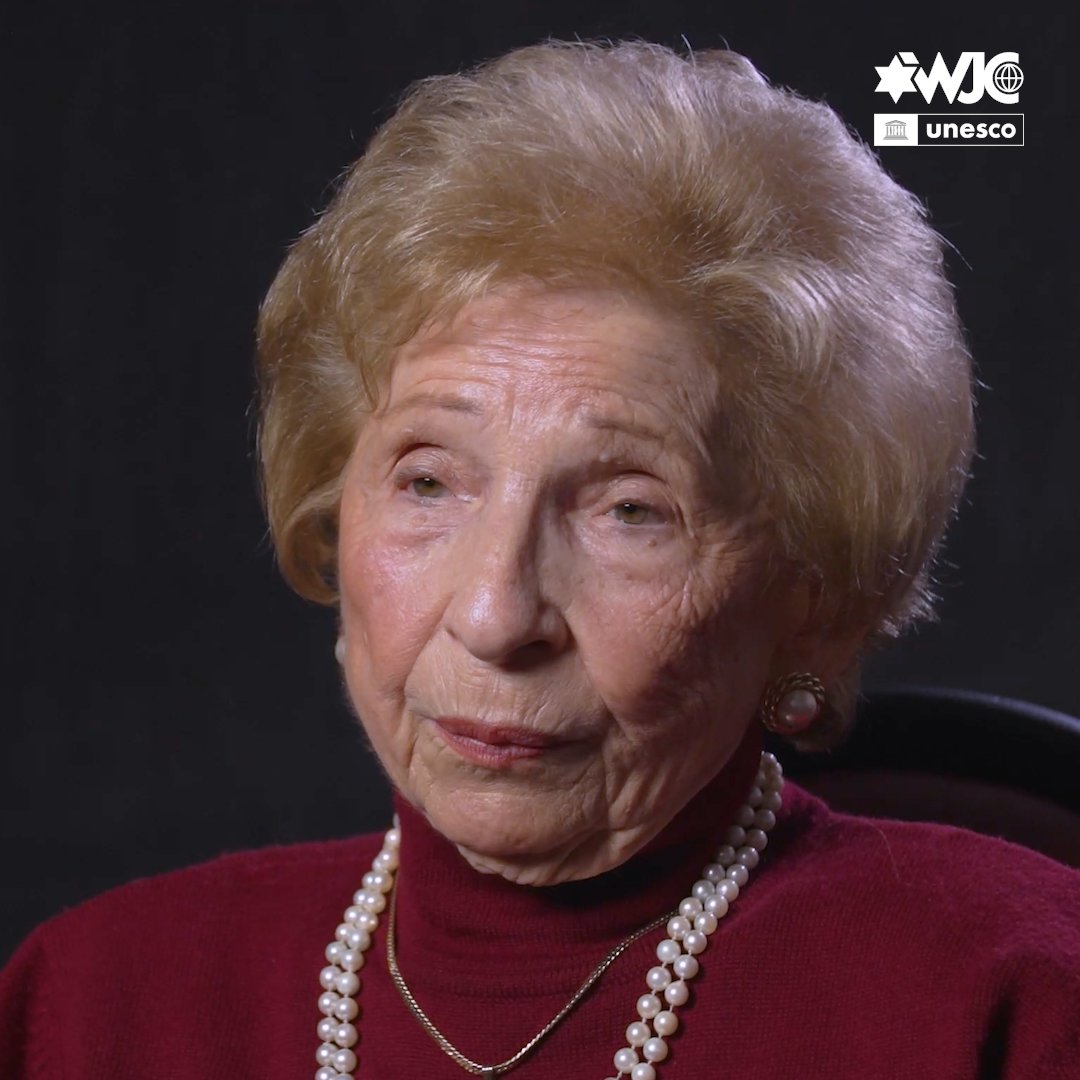 "One by one we had to pass Dr. Mengele. He motioned to someone to take me away. At that point I knew, that I was selected to go to the gas chambers." Join the #WeRemember Campaign to remind the world of what can happen when hatred is allowed to thrive unchecked.