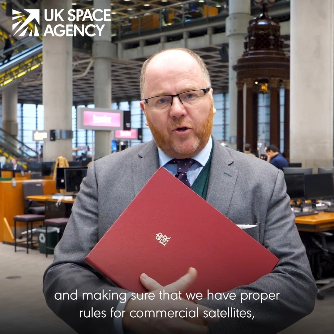 Space and Science Minister @GeorgeFreemanMP visited Lloyd's today, chairing a roundtable with insurers, financiers and the UK space sector. 👇 The UK is a world-leader in regulation and standard-setting for space activities, as set out in our #NationalSpaceStrategy. 🛰️🚀