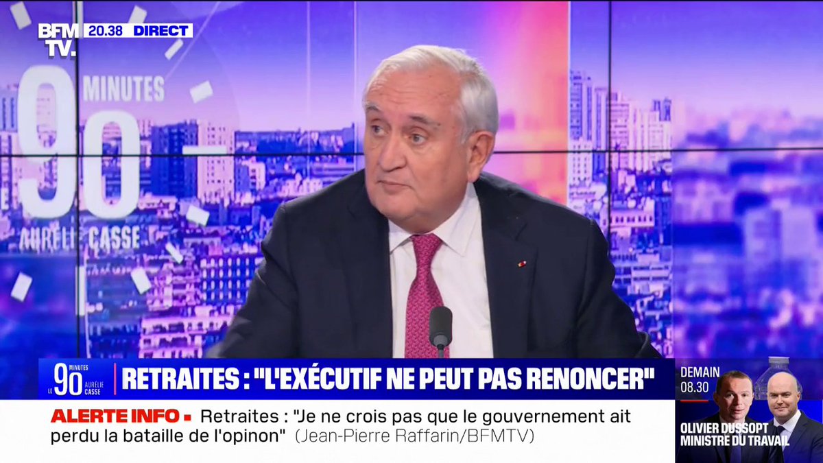 Jean-Pierre Raffarin (Jean-Pierre Raffarin): "La rue n'est qu'une fraction du peuple, ce n'est pas le peuple"