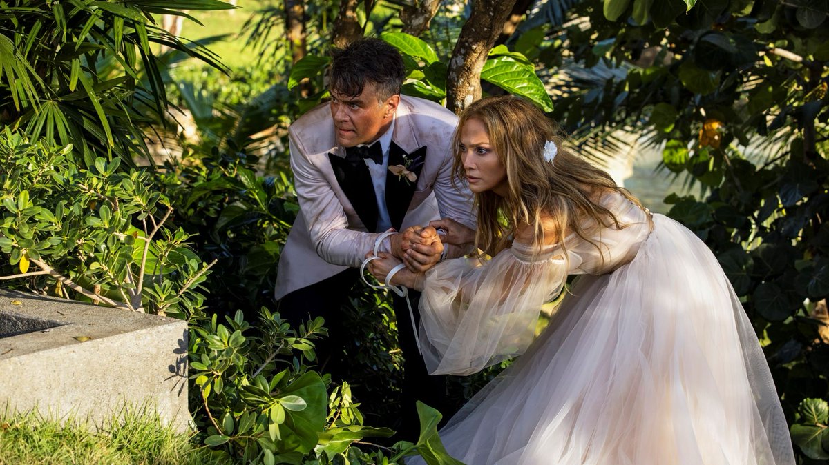 Jennifer Lopez Josh Duhamel Jennifer Coolidge Sonia Braga Cheech Marin D’arcy Carden Lenny Kravitz Shotgun Wedding is now streaming on Prime Video. 💍🎉
