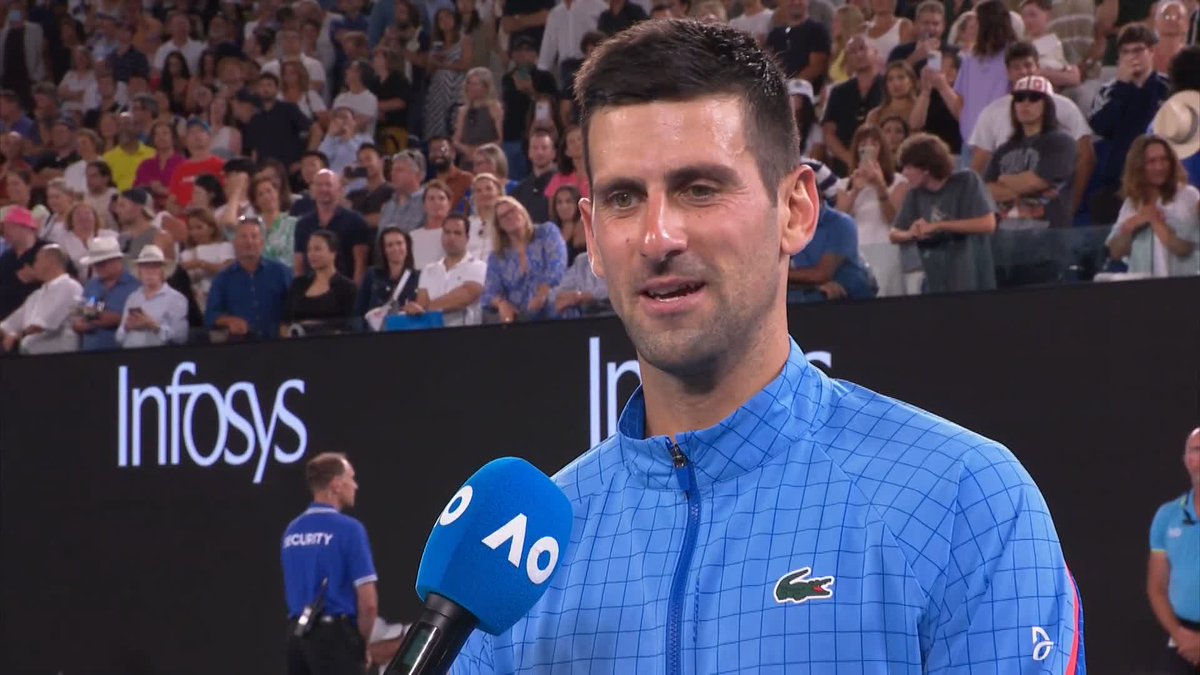 "I'm super blessed and grateful..." Novak Djokovic paid tribute to the team behind his phenomenal success on the eve of another Grand Slam final. #AusOpen • #AO2023