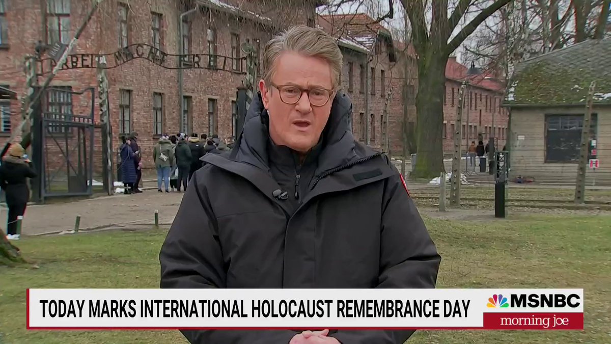 "This first chapter of the Holocaust against the Jewish people is why we're here. To remind ourselves that antisemitism can never be allowed to find safe harbor again." --JoeNBC on International Holocaust Remembrance Day