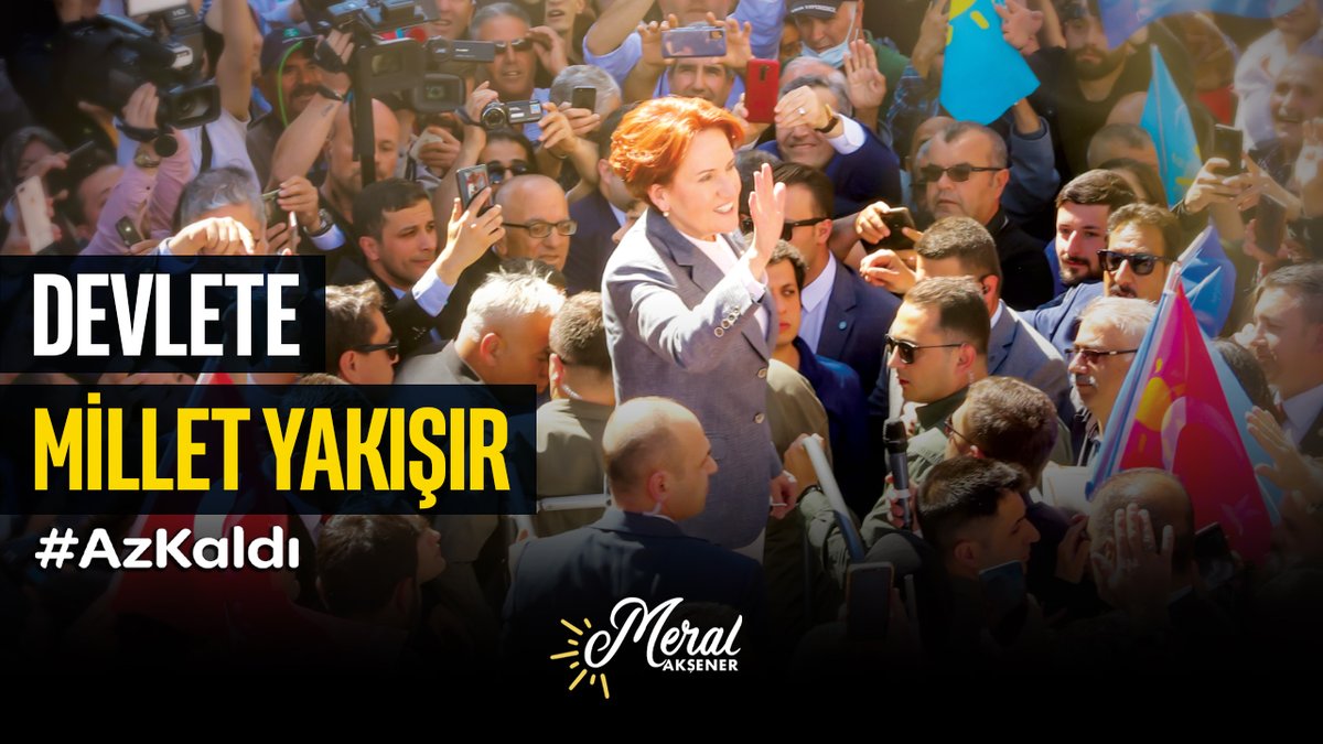 "Yeter söz milletindir!" diyeceğiz ve bu harami düzeni milletimizle birlikte, sandıkta değiştireceğiz! Çünkü #DevleteMilletYakışır!