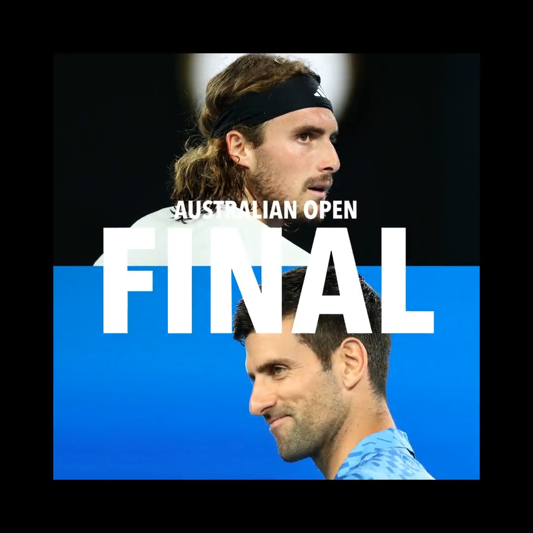 Djokovic. Tsitsipas. We're ready. #AusOpen