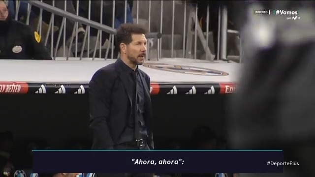 La indignación de Simeone. #DeportePlus