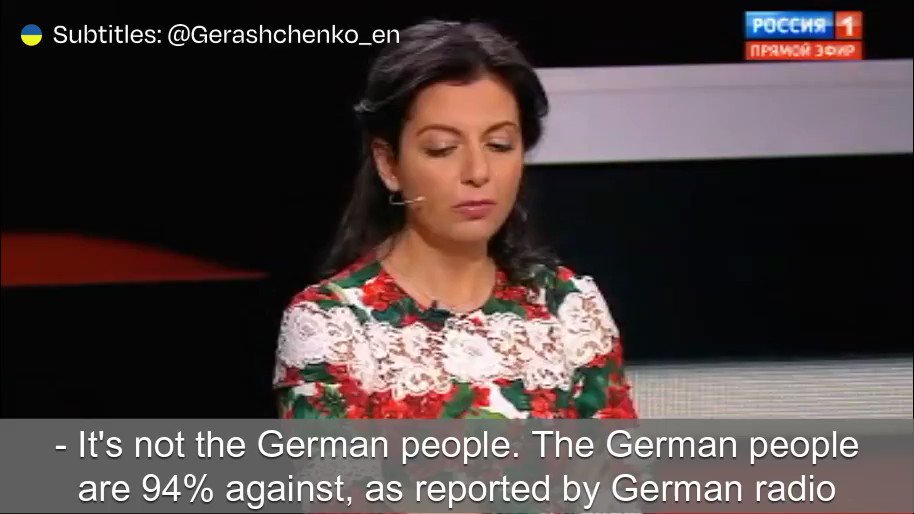 Attention Germans, Simonyan wants to liberate you!