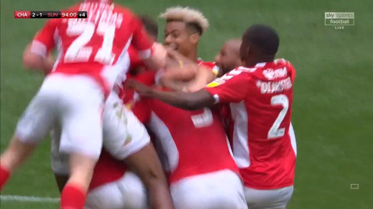 It’s been a minute since this Patrick Bauer strike for Charlton made its way onto the timeline… 94th minute, League One Play-off Final, Wembley Stadium - you can’t write scripts like this! 🤩 [📹 Sky Sports Football | #CAFC ❤️]