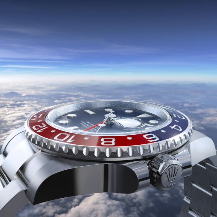 Displaying two time zones, the GMT-Master was designed as a navigation aid for those criss-crossing the globe. The GMT-Master II, combining functionality, robustness and distinctive aesthetics, is now one of Rolex’s most iconic watches. More #Perpetual