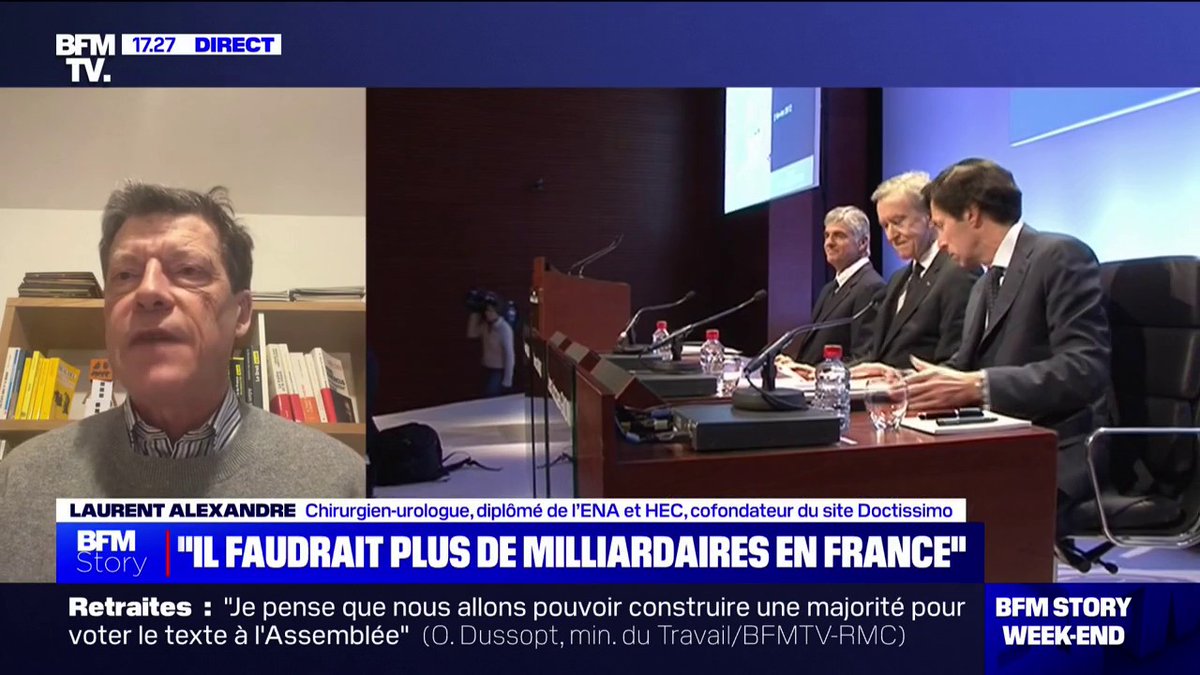 Laurent Alexandre: "Le discours anti-riches et anti-entrepreneurs va conduire à ce que les gens créent des entreprises hors de France"
