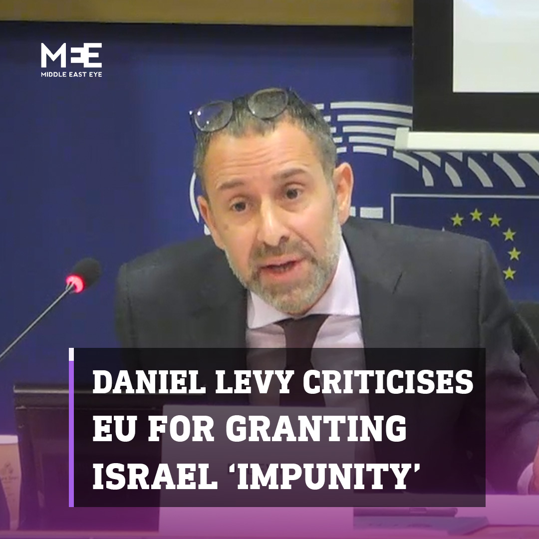 Former Israeli advisor Daniel Levy criticised the EU on Wednesday for granting Israel “impunity” as it violates international laws during a European Parliament Foreign Affairs committee meeting.